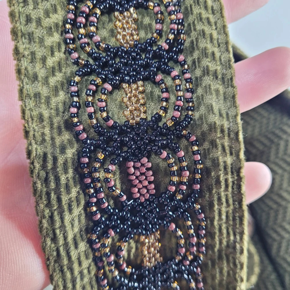 Unique Unbranded Green Multi-purpose Beaded Boho Shoulder Bag - Picture 8 of 13